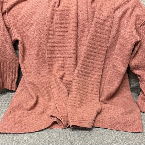 Knox Rose Sweaters - Knox Rose open front cardigan in pink size small - oversized